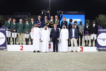 British Showjumping secure top spot at the CSIO4* Nations Cup of Sharjah